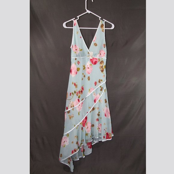 Maurices Dresses & Skirts - Floral Blue Dress Maurices Sleeveless 3/4 NWT